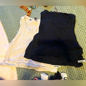 Pair of GymShark workout tanks.